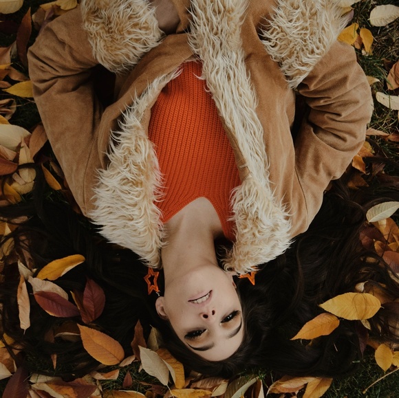 Orange knit sweater - Picture 4 of 5